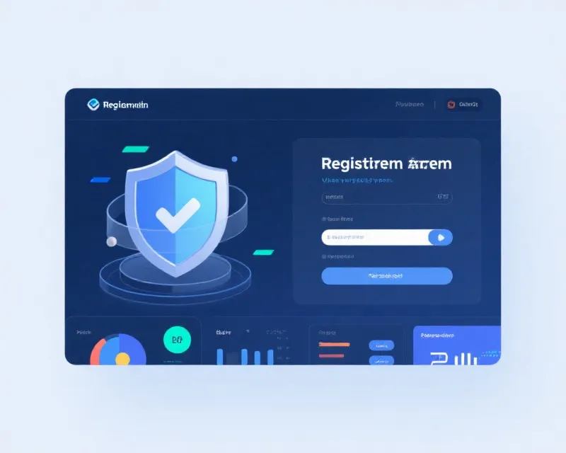 官方注册入口与安全访问示意图